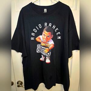 Radio Raheem 100% Cotton Novelty T-shirt- Men's Big & Tall Size 3XL